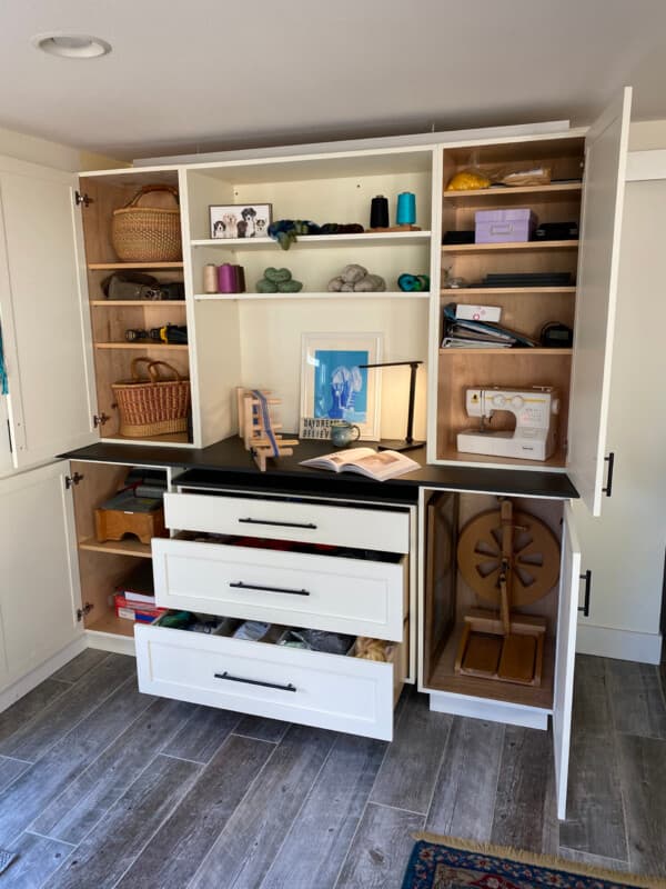 craft room cabinetry